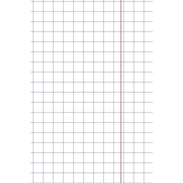 Тетрадь 12л клетка крупная Однотонная. Пастель Голубая скругл. Превью 2