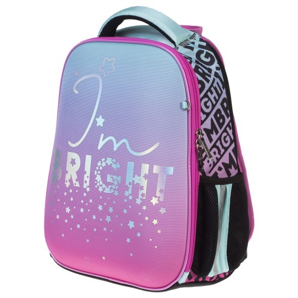Ранец панцирный Hatber Будь Ярким! 38Х29Х16 EVA материал нагрудная стяжка светоотраж. 1 отделение 2 кармана и 1 потайно Превью 7
