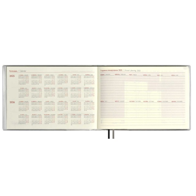 Еженедельник А6+ 2025г Escalada Змея хром ( пвх: мягкий Превью 6