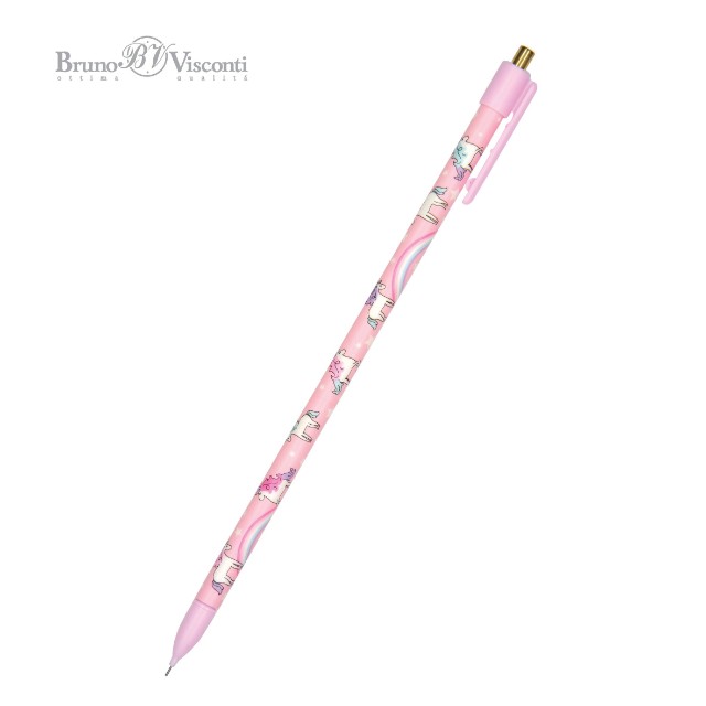 Карандаш мех. 0.5мм BV Magicgraphix Единороги. Радуга