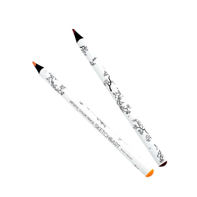 Карандаши цветные 6 цв скетч BV Sketch&Art утолщенные, 4мм, металлик Превью 1