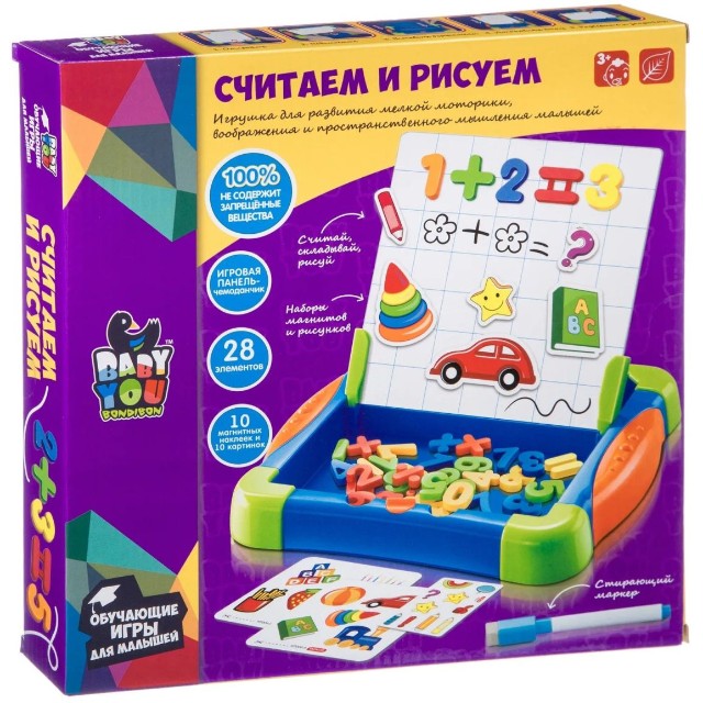 Игра Настольная Считаем и рисуем Превью 0