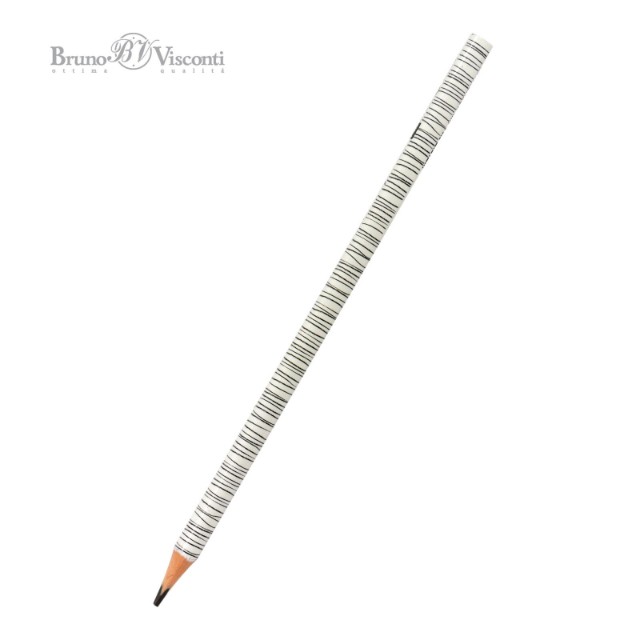 Карандаш ч/гр пластиковый б/ластика HB BV ArtGraphix Березки треуг