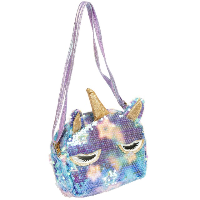 Сумка детская Единорог с пайетками 18х16 см. Превью 3