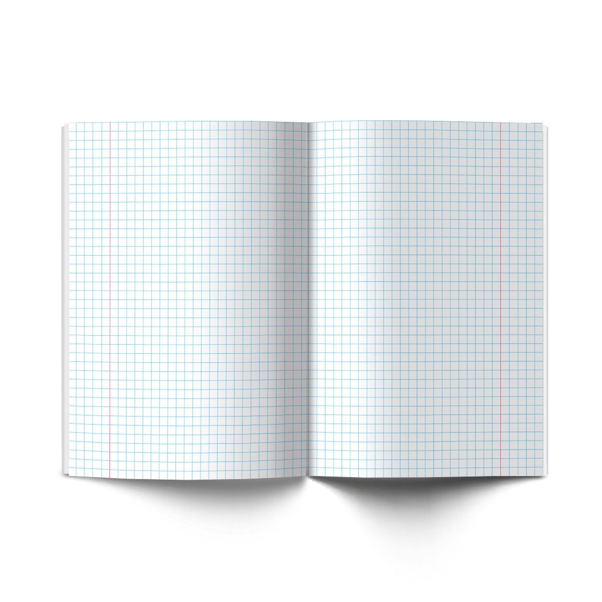 Тетрадь 24л клетка Однотонная. Классная Голубая Фото 1