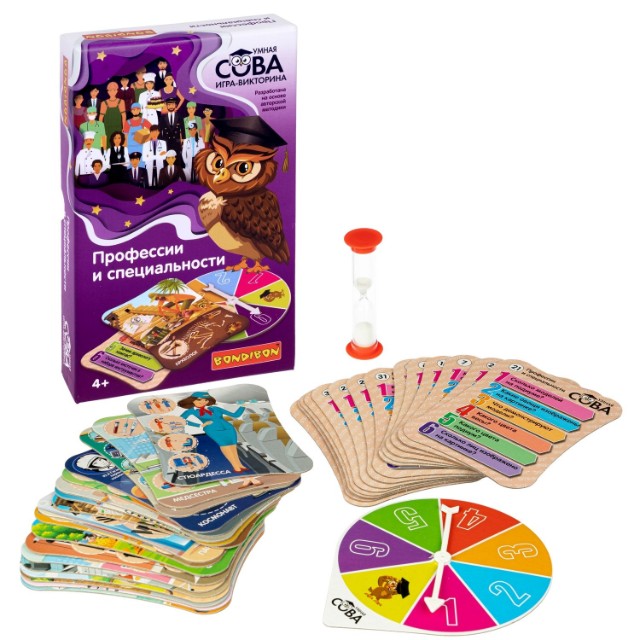 Игра Настольная Викторина Умная Сова Профессии и специальности Превью 3