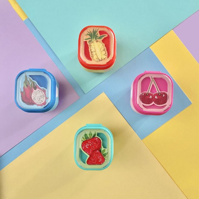 Точилка 2отв BV Корзинка с ягодами (4 вида) с контейнером Превью 2