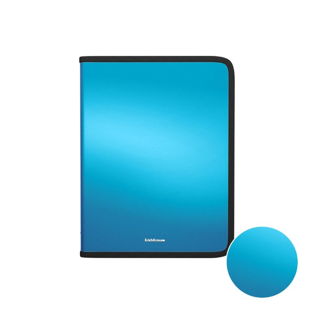 Папка для тетрадей А4 на молнии EK Matt Ice Metallic ассорти Превью 3