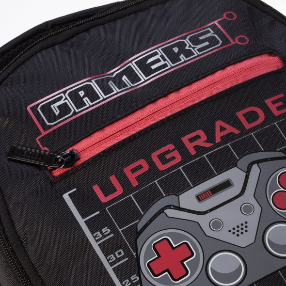 Рюкзак молодежный Hatber Геймер (41х30х15 см полиэстер светоотраж. 2 отделения 3 кармана) Превью 3