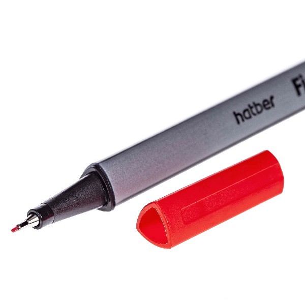 Ручки линеры 12 цв цветные Hatber Terra Colora пласт пенал Превью 3