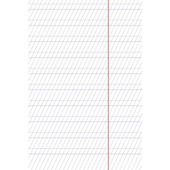 Тетрадь 12л линейка косая частая Мир, в котором я живу Превью 1