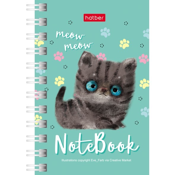 Зап. книжка А7 40л спир Кошарики Превью 2