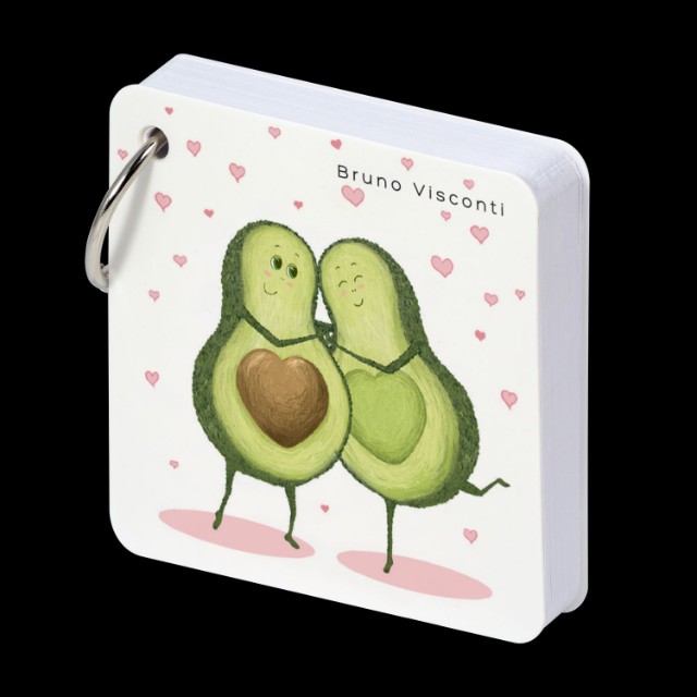 Скетчбук 70*70мм 110л BV 4 вида отрывной блок на кольце Превью 11