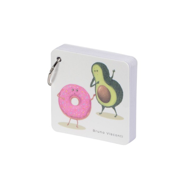 Скетчбук 70*70мм 110л BV 4 вида отрывной блок на кольце Превью 7