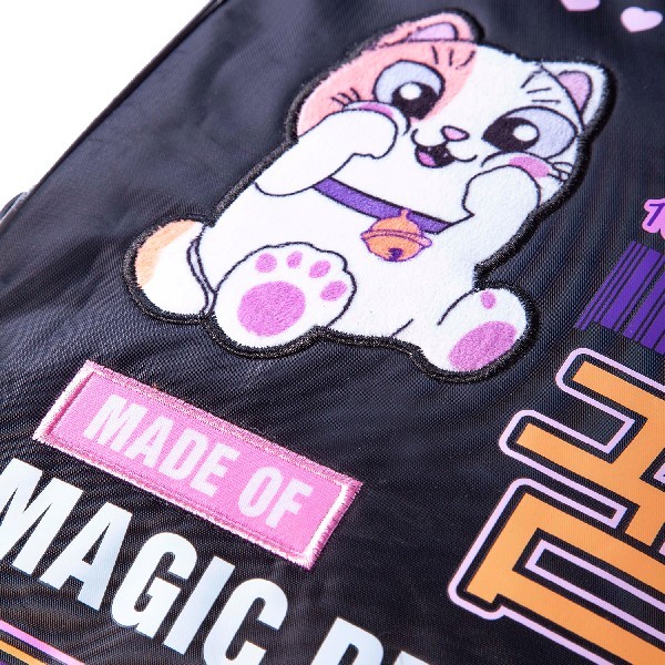 Рюкзак эргономич. Hatber Кот-мечтатель черный 2 отделения 3 кармана Превью 1