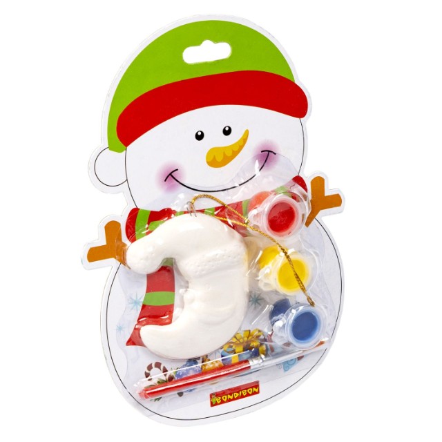 Творч Ёлочные украшения своими руками Месяц (на карте Снеговик)