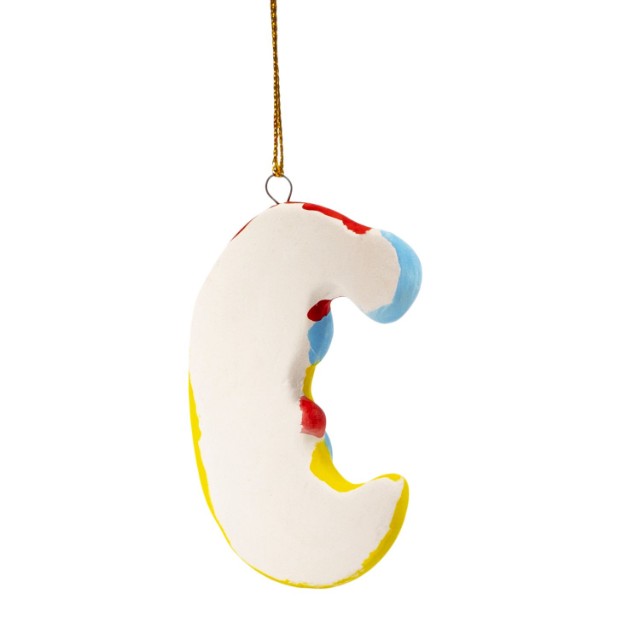 Творч Ёлочные украшения своими руками Месяц (на карте Снеговик) Превью 3