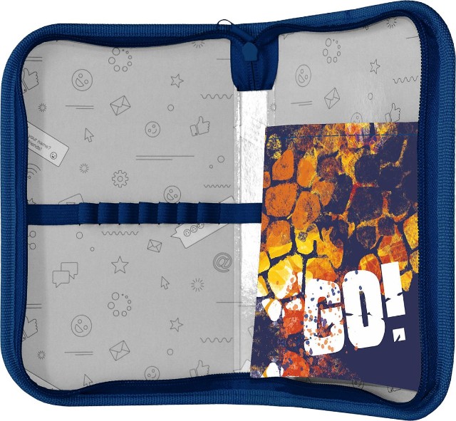 Пенал 1 отд пуст 1 откид карман Lamark GO! Превью 1