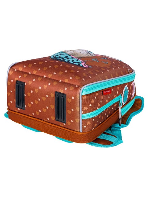 Ранец панцирный Across Котенок в зонтике + мешок, пенал Превью 4