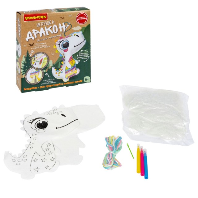 Творч Набор для шитья Игрушка Дракон Превью 1