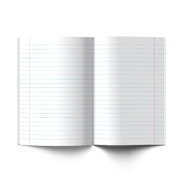 Тетрадь 12л линейка Однотонная. Классная Голубая Превью 1