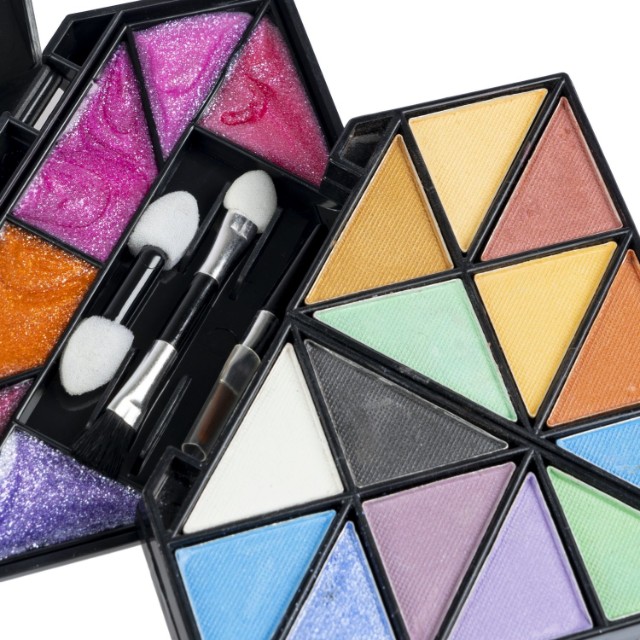 Набор детской декоративной косметики Bondibon Eva Moda тени для век-14шт, блеск для губ-6 шт, румяна-3шт Превью 7