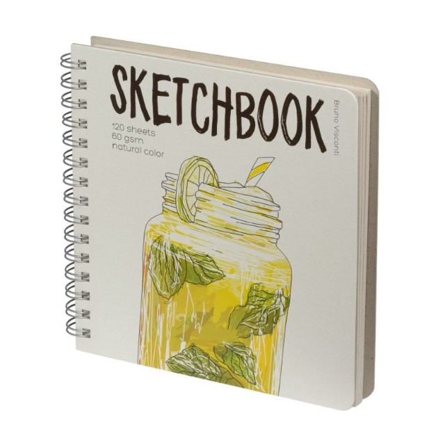 Скетчбук 205*200мм 120л тв спир BV Микс 60гр/м2 Превью 9