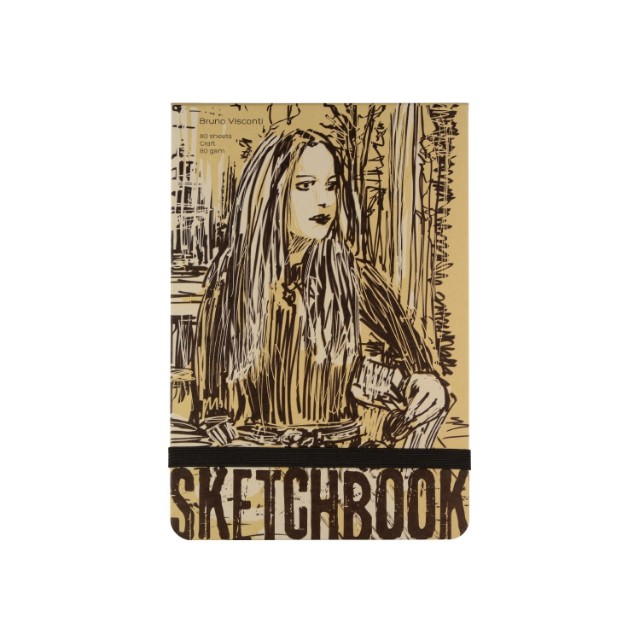 Скетчбук 140*210мм 80л тв BV крафт блок 80гр Превью 6