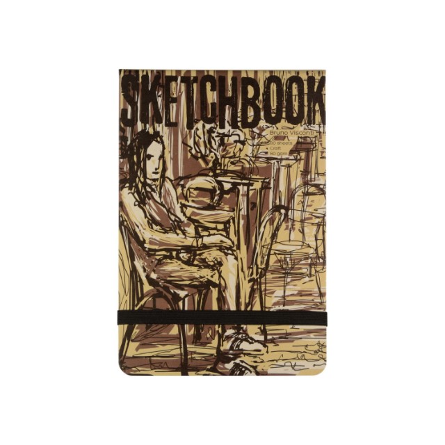 Скетчбук 140*210мм 80л тв BV крафт блок 80гр Превью 9