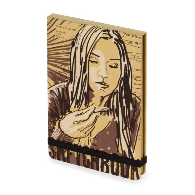 Скетчбук 140*210мм 80л тв BV крафт блок 80гр Превью 8