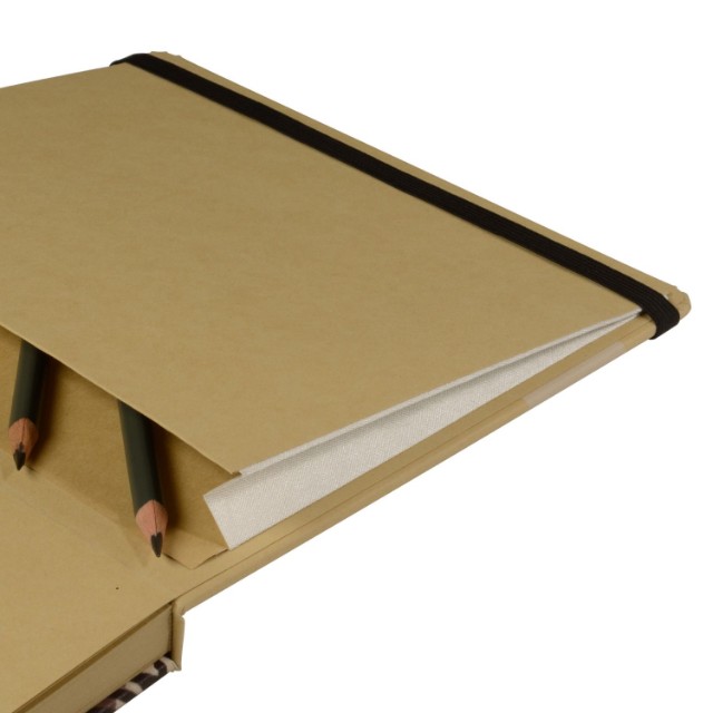 Скетчбук 140*210мм 80л тв BV крафт блок 80гр Превью 7