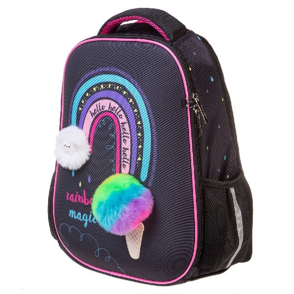 Ранец панцирный Hatber Радужное мороженое 1 отделение 2 кармана Превью 4