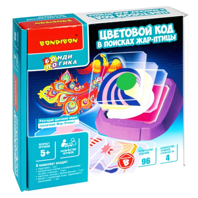 Игра Логическая Цветовой код. В поисках жар-птицы
