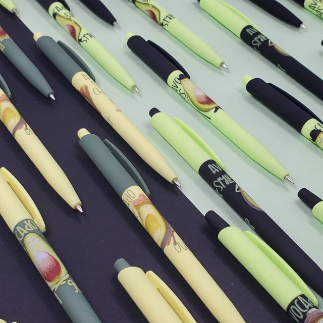 Ручка шариковая синяя BV HappyClick Avocado style Chill Out 0.5мм Превью 8