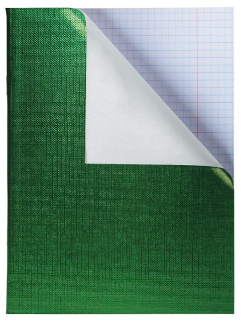 Тетрадь 48л кл Бумвинил Metallic Зеленый Превью 1