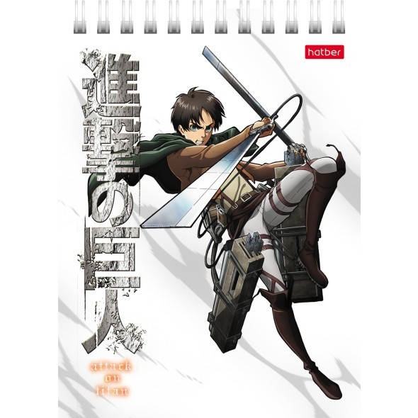 Блокнот А6 40л кл спир Атака Титанов_Сезон 1-3 Превью 5