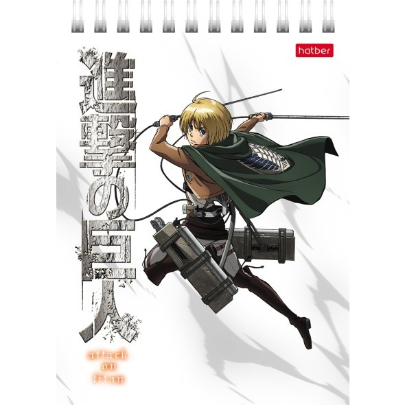 Блокнот А6 40л кл спир Атака Титанов_Сезон 1-3 Превью 3