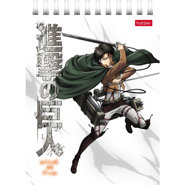 Блокнот А6 40л кл спир Атака Титанов_Сезон 1-3 Превью 2