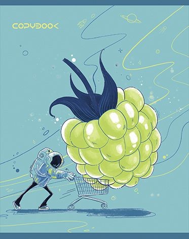 Тетрадь 48л кл Космонавт Превью 3