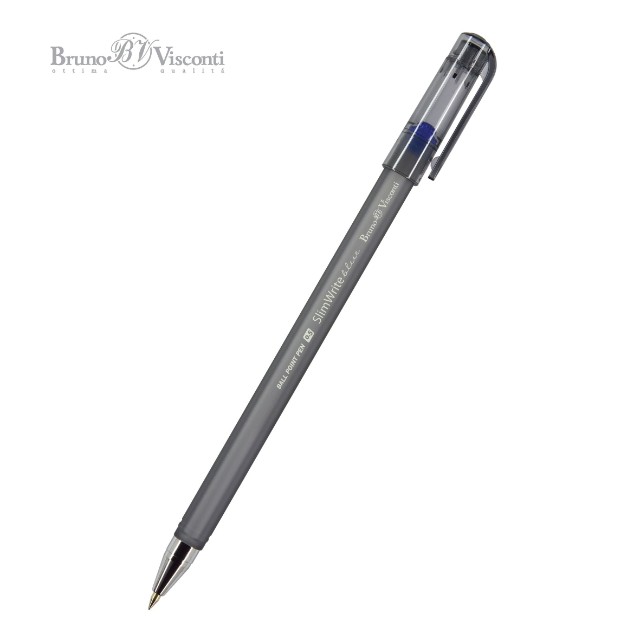Ручка шариковая синяя BV SlimWrite Ice 0,5мм