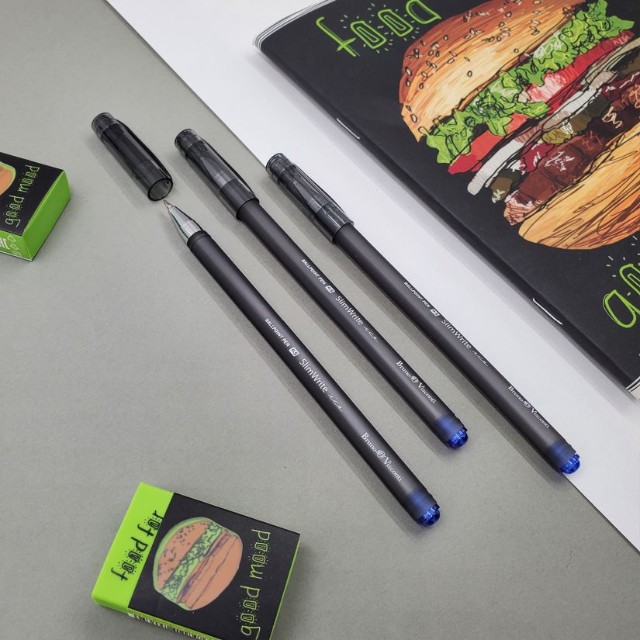 Ручка шариковая синяя BV SlimWrite Ice 0,5мм Превью 5