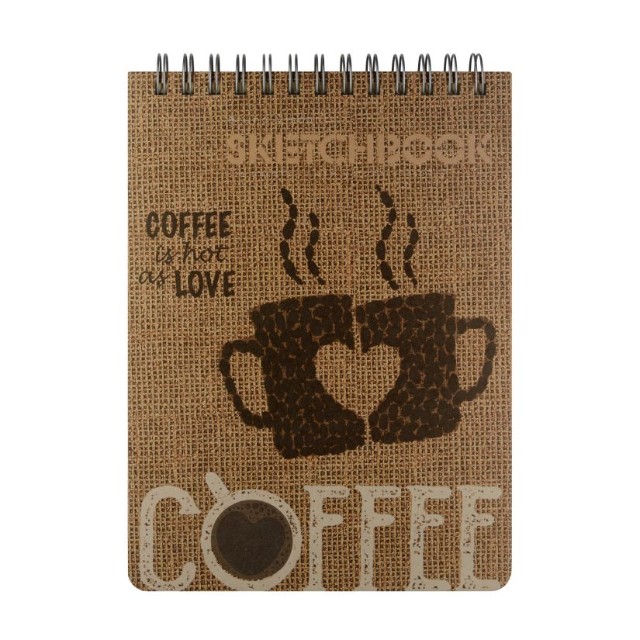 Скетчбук 185*250мм 120л тв спир BV крафт 70гр Превью 12