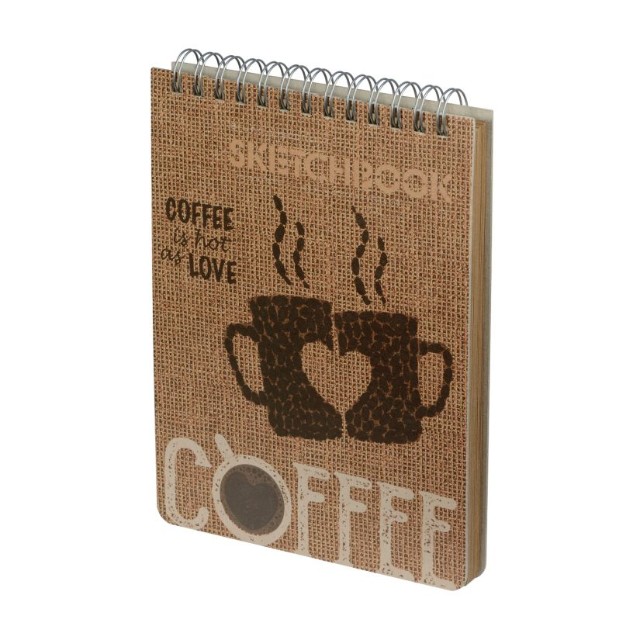 Скетчбук 185*250мм 120л тв спир BV крафт 70гр Превью 13