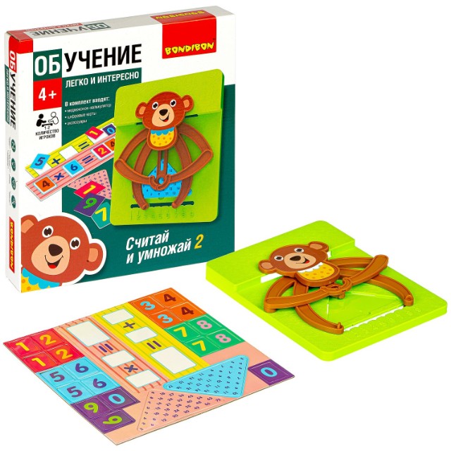 Игра Обучающая Считай и умножай 2 Мишка Превью 3