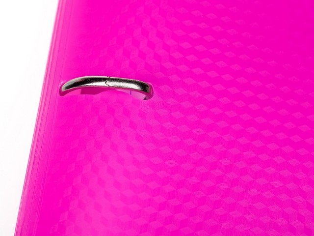 Тетрадь на кольцах пласт 120л DIAMOND NEON Розовая Превью 2