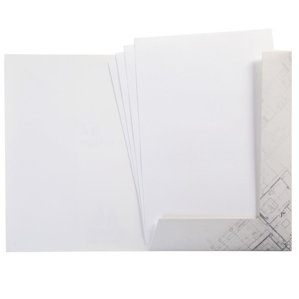 Папка для черчения А4 б/рамки 10л 200гр Проект Превью 1