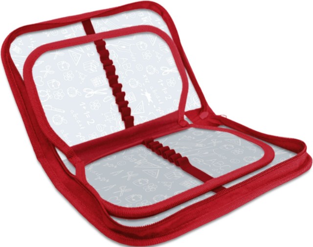 Пенал 1 отд пуст 2 откид планк Lamark Красная панда Превью 1