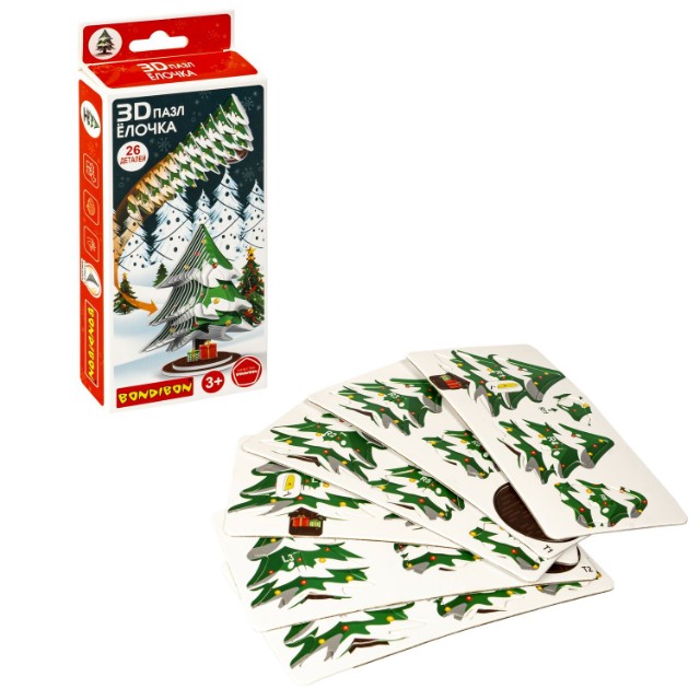 Пазл 3D Ёлочка Превью 4