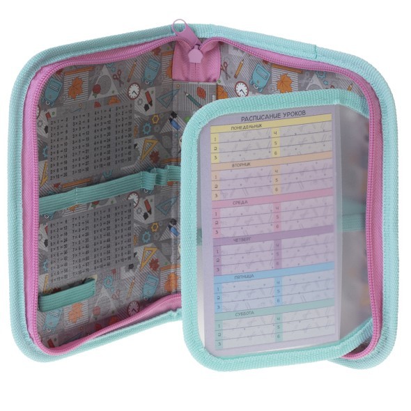 Пенал 1 отд пуст 1 откид планк Hatber Единорог Принцесса Превью 4