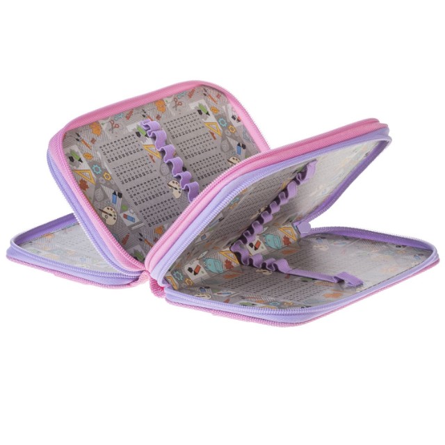 Пенал 3 отд пуст Hatber 100% magic с табл.умножения Превью 3